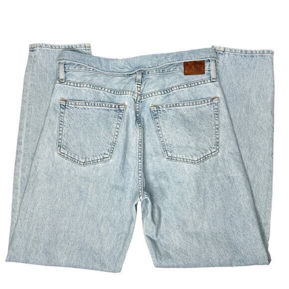 JEAN ATELIER Flip in‎ the Sky High Rise Straight Leg Jeans Size 28 Vintage Wash - Picture 5 of 16